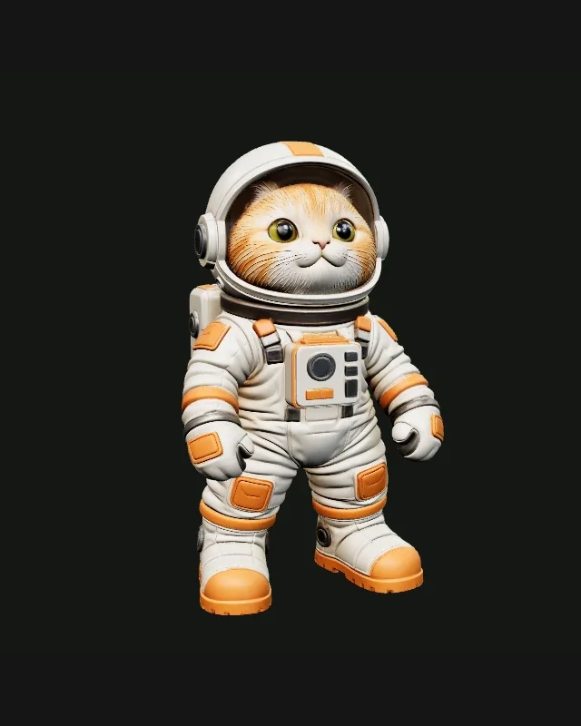 Cat astronaut