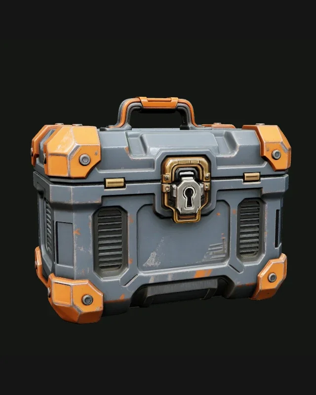 Sci-fi supply crate